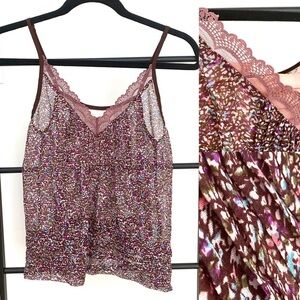 Urban Outfitters Sheer Lace Camisole